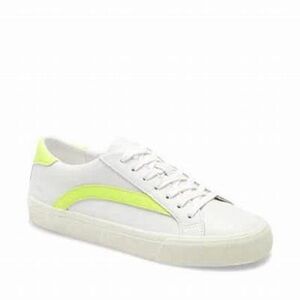 Madewell | Sidewalk Low Top Sneakers Leather 7/7.5 Sprout Green